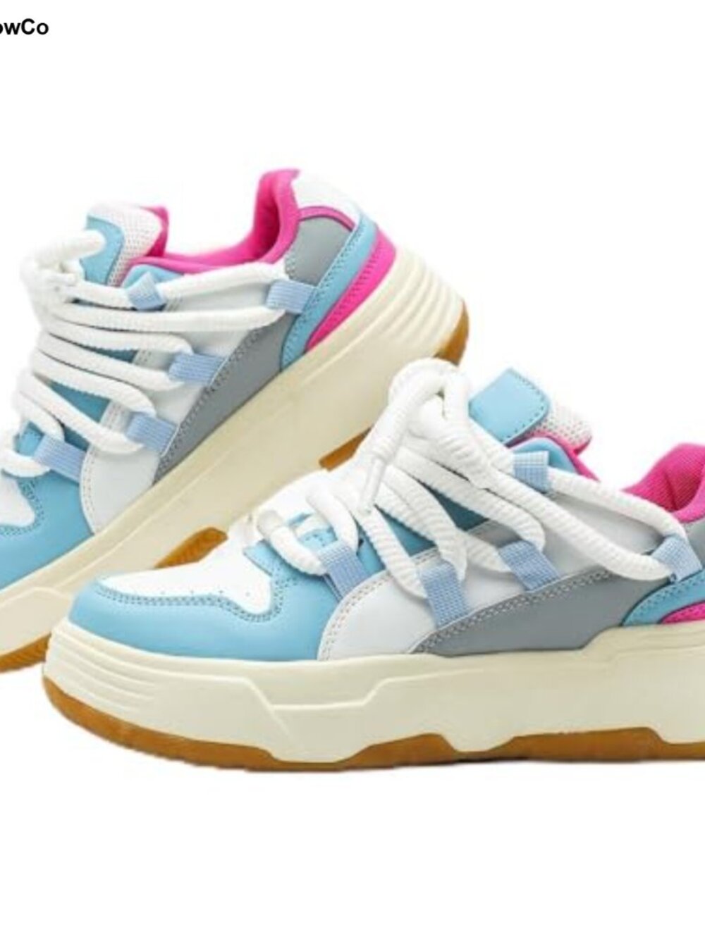 Platform Sneakers Cushioning Non Slip Walking Chunky Shoes